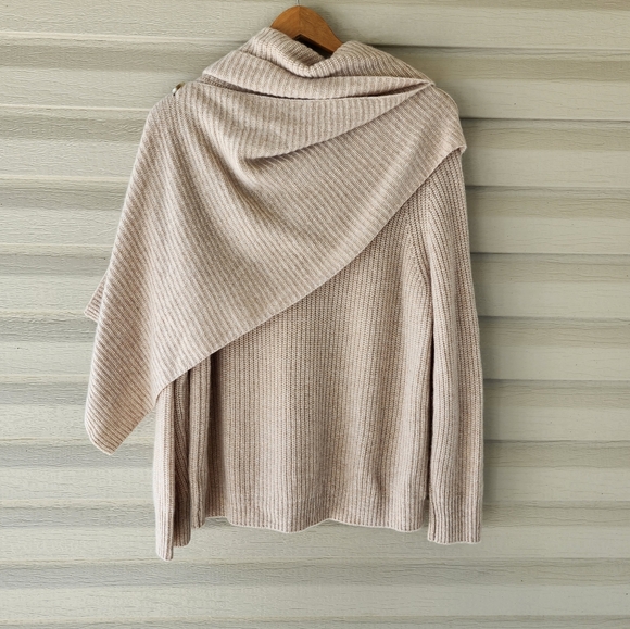 Haven Well Within 100% cashmere shawl sweater - Picture 2 of 13